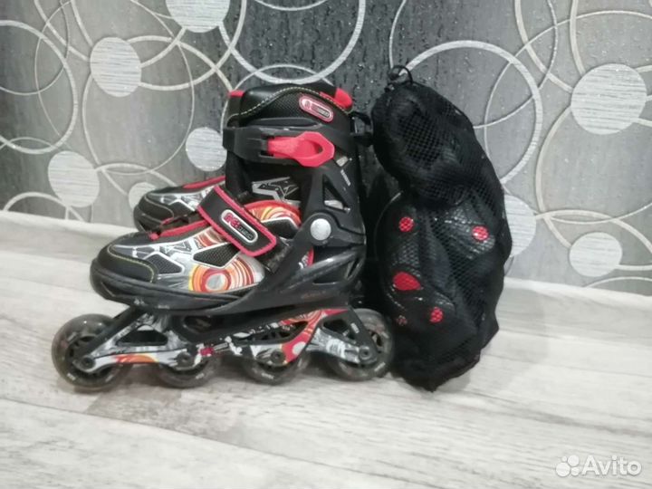 Роликовые коньки раздвижные
