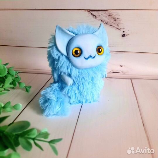 Пламф Авторская игрушка в смешаной технике