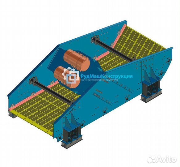 Грохот высокочастотный обезвоживающий гво-51