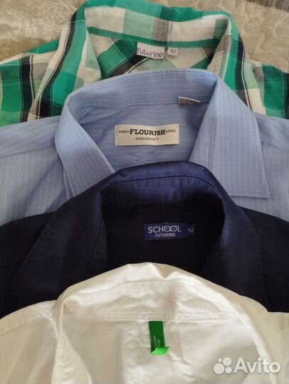 Рубашки длинный рукав 152