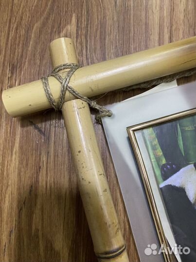 Фоторамка из бамбука