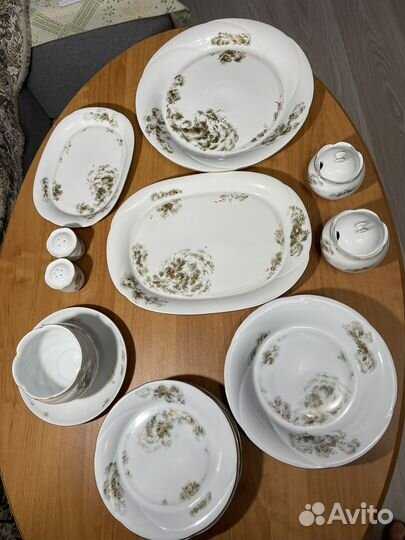 Остатки столового сервиза ГДР Freiberger Porzellan
