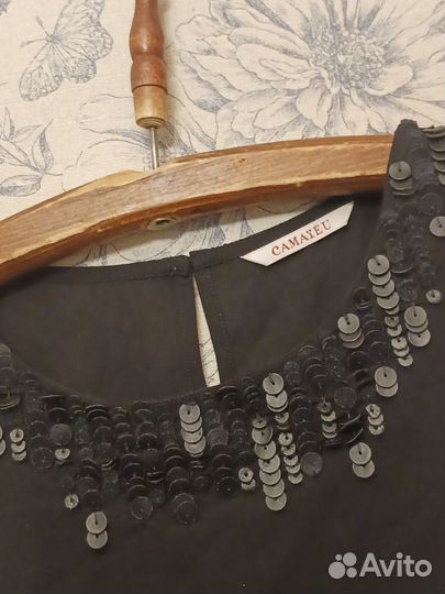 Топ camaieu франция пайетки