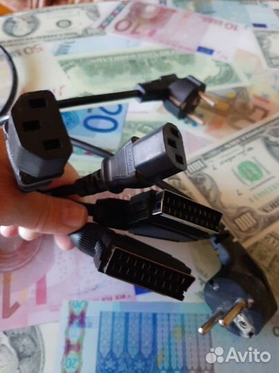 Шнуры для компа и не только. новые