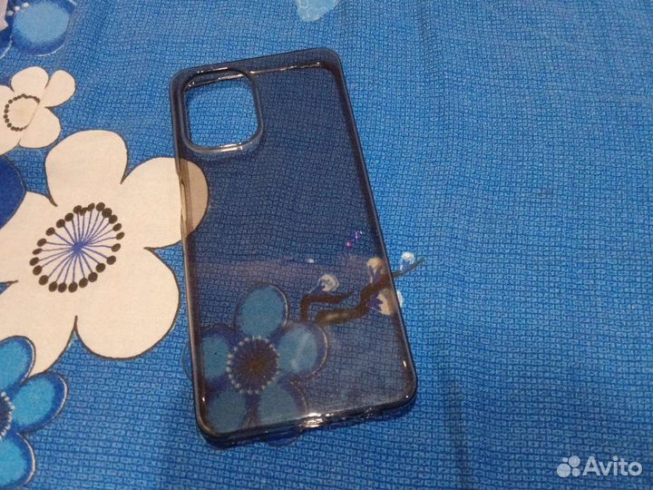 Чехол на Realme 10 чёрно-прозрачный