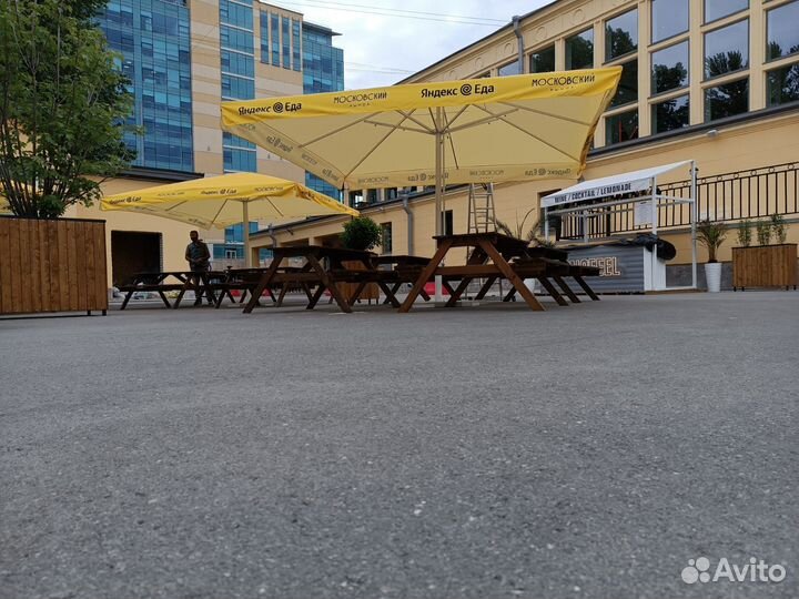 Усиленные уличные зонты