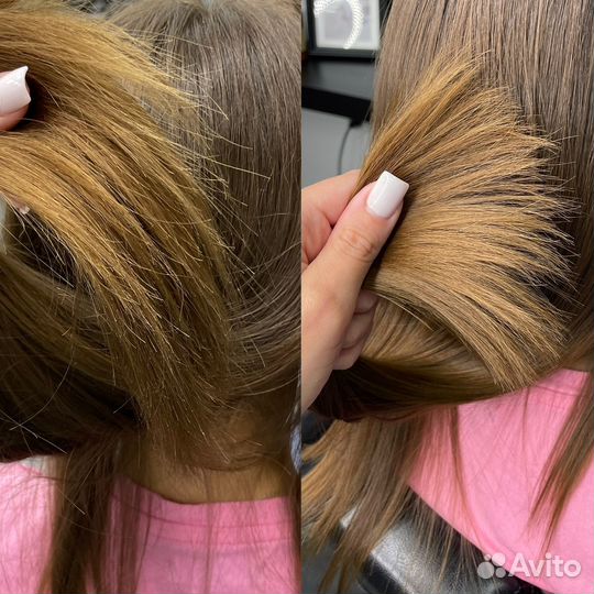 Кератин Ботокс Холодное восстановление Полировка