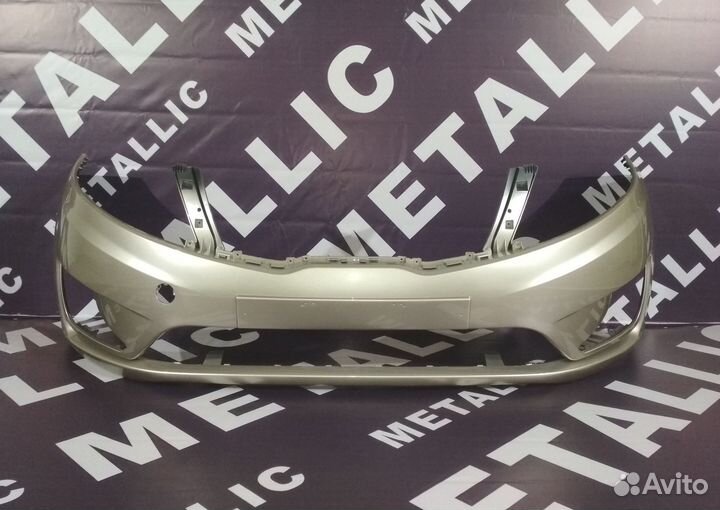 Бампер KIA RIO 11 передний с отв. под птф