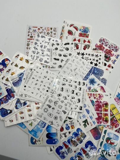 Наклейки слайдеры для маникюра