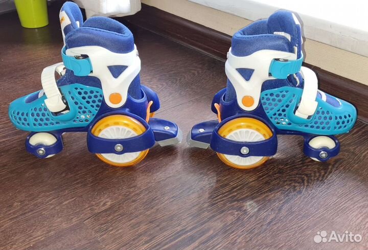 Роликовые коньки детские раздвижные 25-28