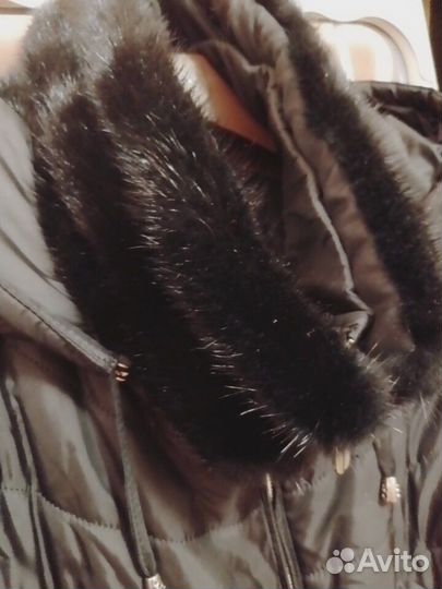 Пальто стеганное женское