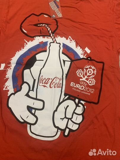 Футболка Coca Cola Euro 2012 новая