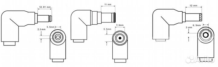 Блоки питания 18W — 90W