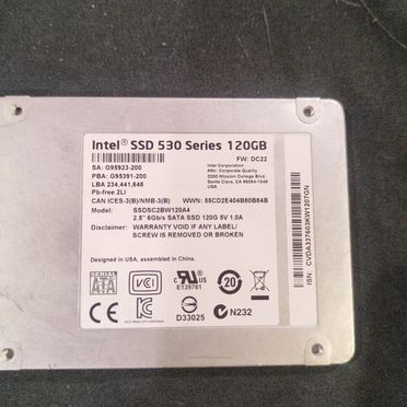 SSD Intel 530 series 120gb