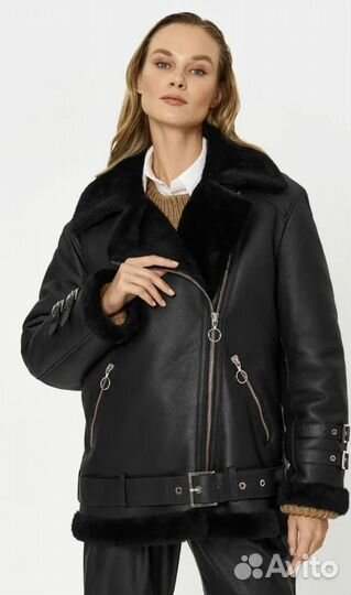 Дубленка авиатор новая