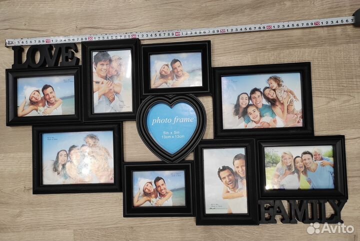 Большая фоторамка на 9 фотографий