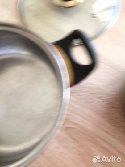 Кастрюли бу 2 шт,сталь