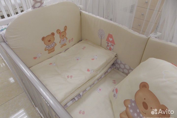 Бортики в кроватку