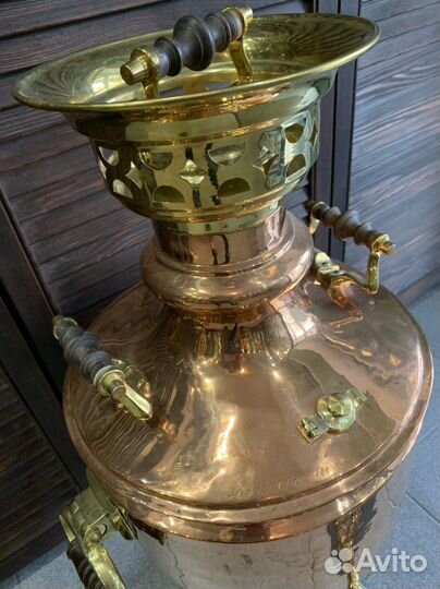 Самовар на дровах старинный