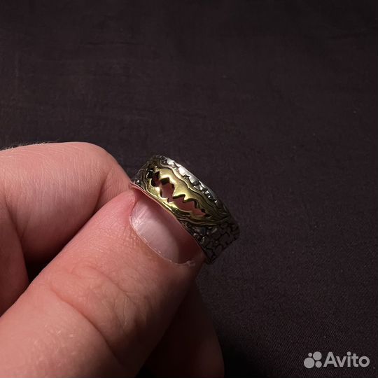 Серебряное кольцо Улыбка S925