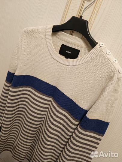 Винтажный свитер мужской L