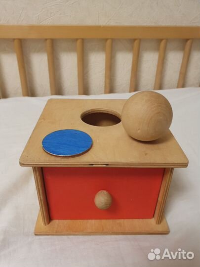 Коробка постоянства монтессори 2 в 1