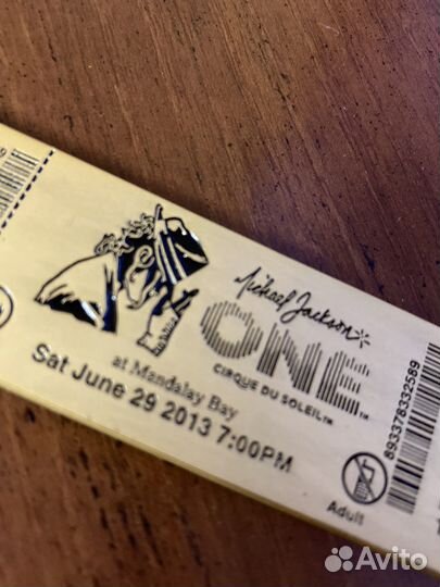 Билет на шоу Майкл Джексон Лас-Вегас