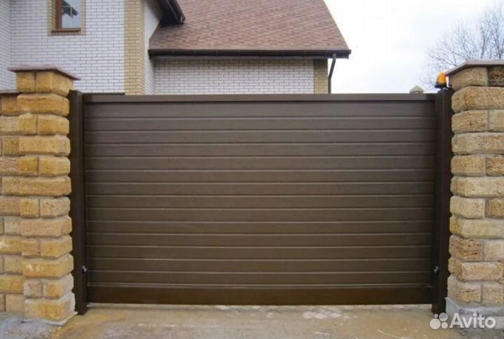 Ворота откатные заказать профессионально