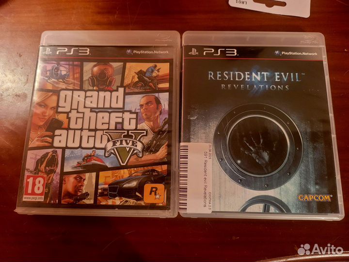 Игры PS3 GTA 5, Resident evil