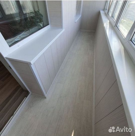 Остекление балконов/лоджий любой сложности.Отделка