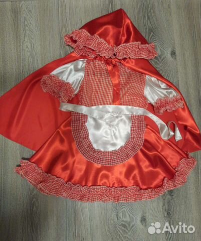 Карнавальный костюм Красная шапочка/ Герда