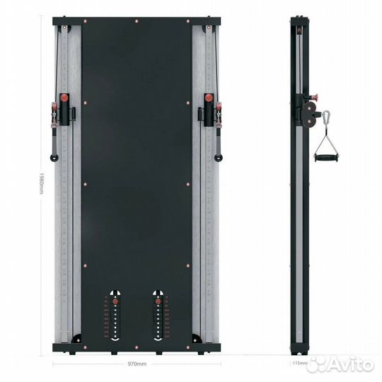 Кроссовер Apex Trainer 2 стека по 50 кг