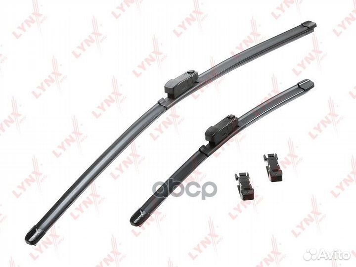 LB-1247) Комплект бескаркасных щеток стеклоочи