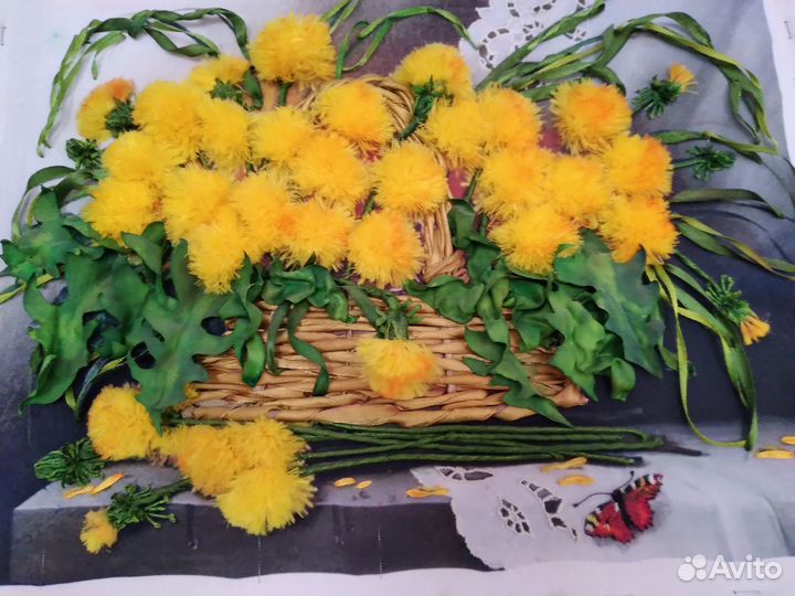 Вышивка лентами