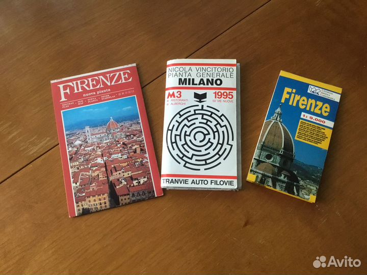 Путеводители/карты Италия на русском/итальянском