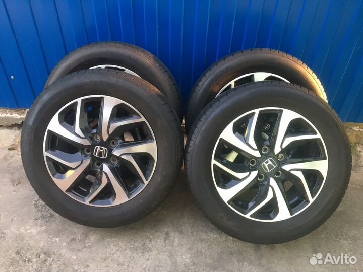 Honda диски оригинал + bridgestone 205x60x16