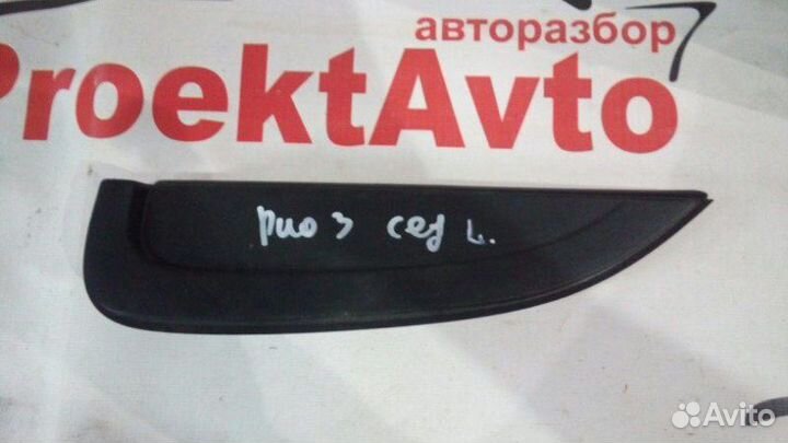 Угловая накладка стекла двери задняя левая Kia Rio