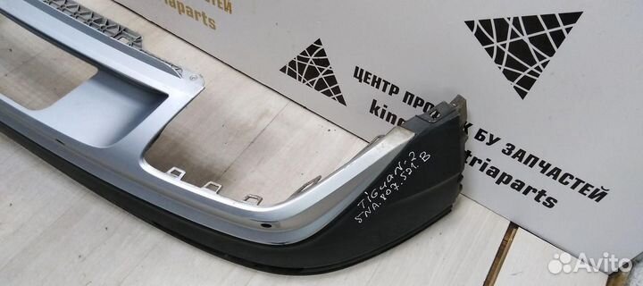 Спойлер заднего бампера Volkswagen Tiguan 2 дорест 16-20 R-line oem 5NA807521B
