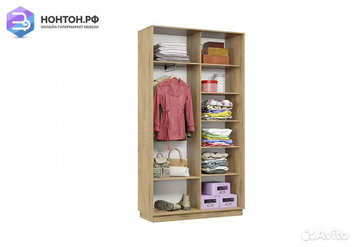 Шкаф-купе двухдверный Вега мини бунратти