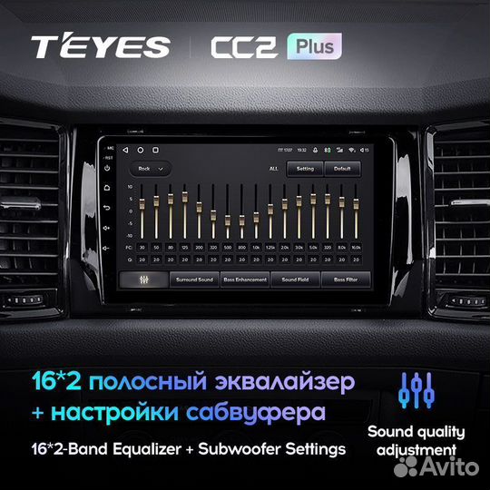 Магнитола Teyes CC2 Skoda Kodiaq 2016-2020