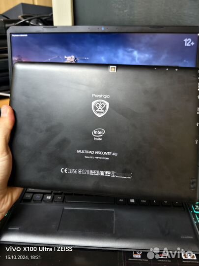 Планшет Windows 10/4ядра проц