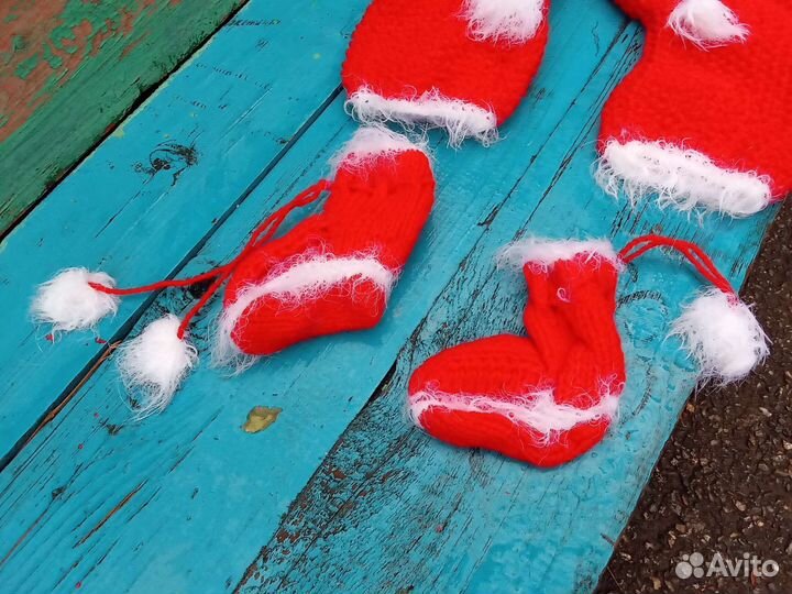 Костюм новогод деда мороза на 1 год и 3 месяца