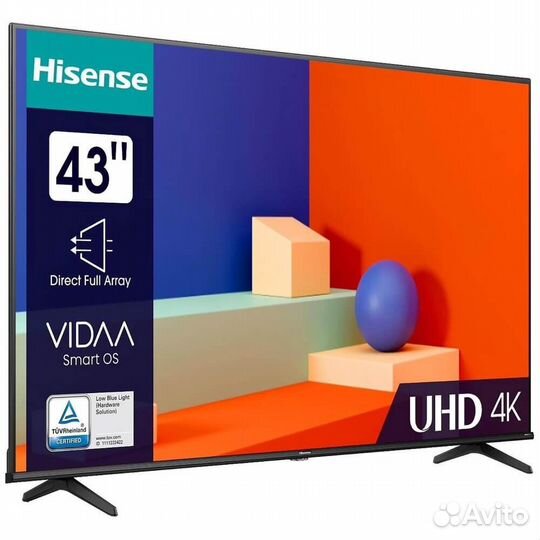 Телевизор Hisense 43A6K официальная гарантия