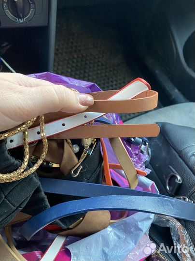 Пакет с ремнями и поясами