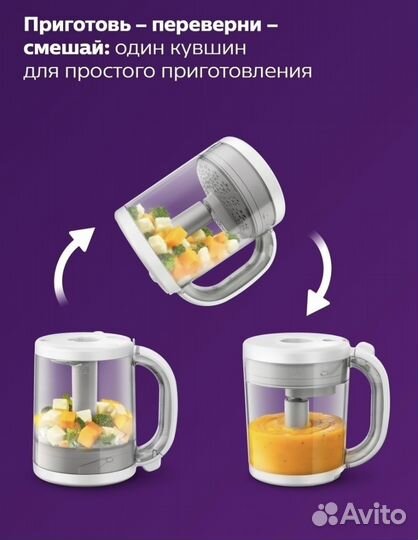Пароварка блендер 4в1 Philips Avent
