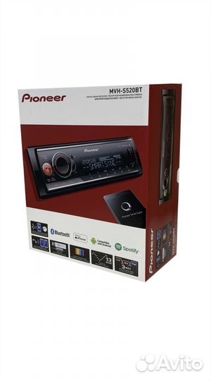 Автомагнитола pioneer MVH-S520BT (новая)