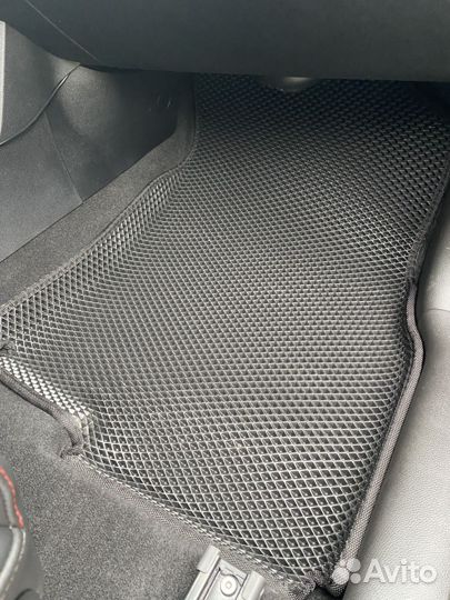 Ева коврики eva с бортами в автомобиль