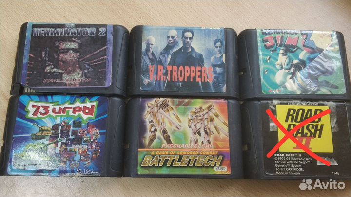 Картриджи Sega