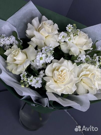 Букет с ажурной розой