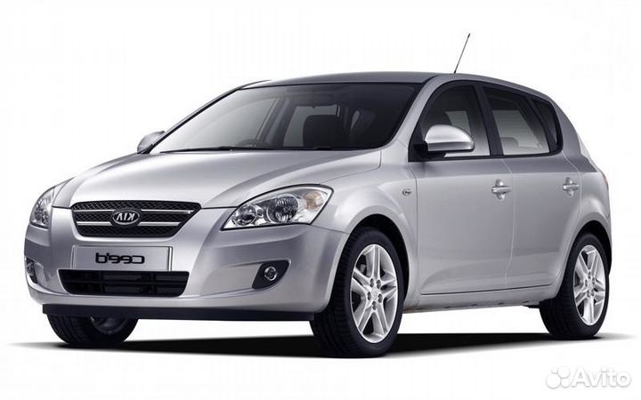 KIA ceed фары хром